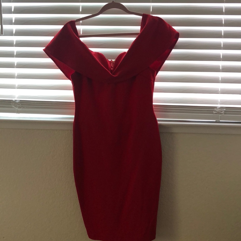 Red dress